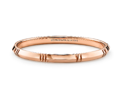 rose gold hinged bangle